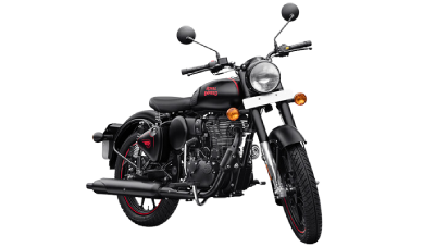 Black and red motorbike for rent - Explore Sri Lanka by bike